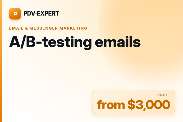 A/B-testing emails