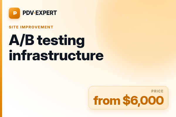A/B testing infrastructure
