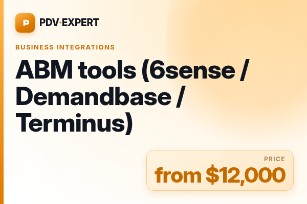 ABM tools (6sense / Demandbase / Terminus)