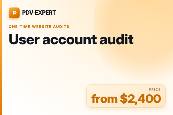 User account audit