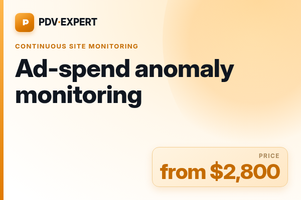 Ad-spend anomaly monitoring
