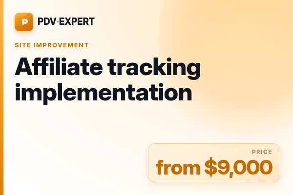 Affiliate tracking implementation
