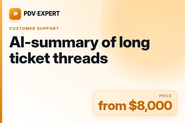 AI-summary of long ticket threads