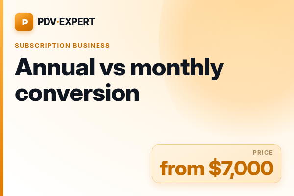 Annual vs monthly conversion