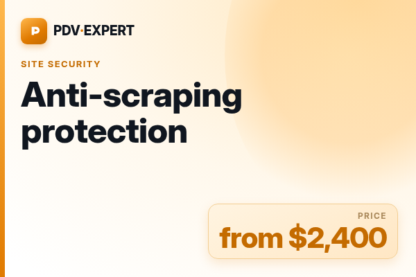 Anti-scraping protection
