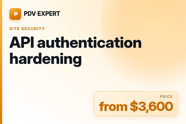 API authentication hardening