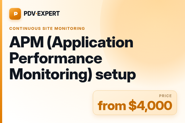 APM (Application Performance Monitoring) setup
