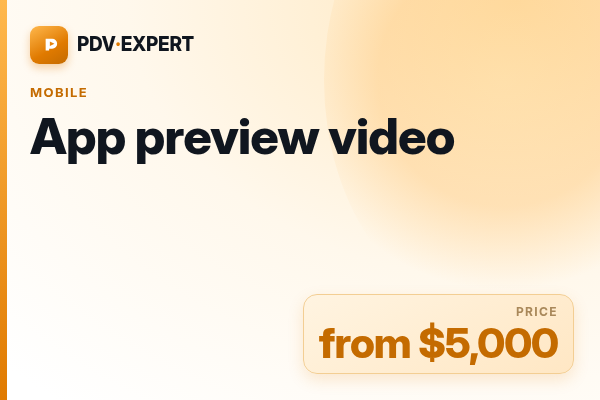 App preview video