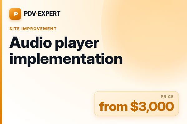 Audio player implementation