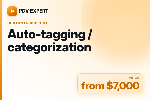 Auto-tagging / categorization