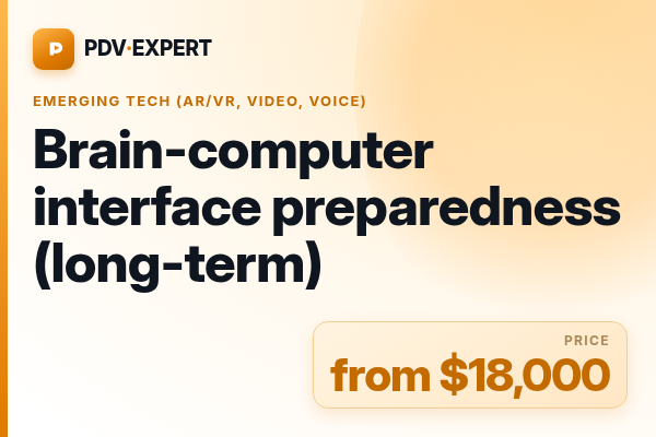 Brain-computer interface preparedness (long-term)