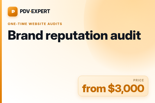 Brand reputation audit