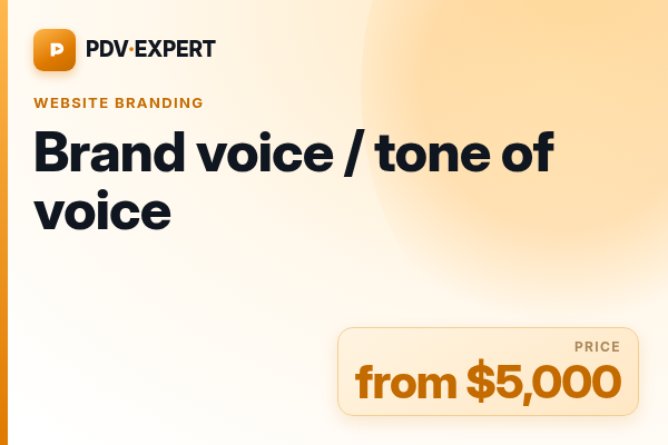 Brand voice / tone of voice