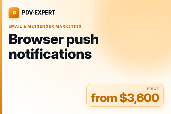 Browser push notifications