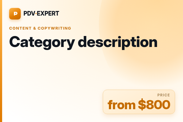 Category description