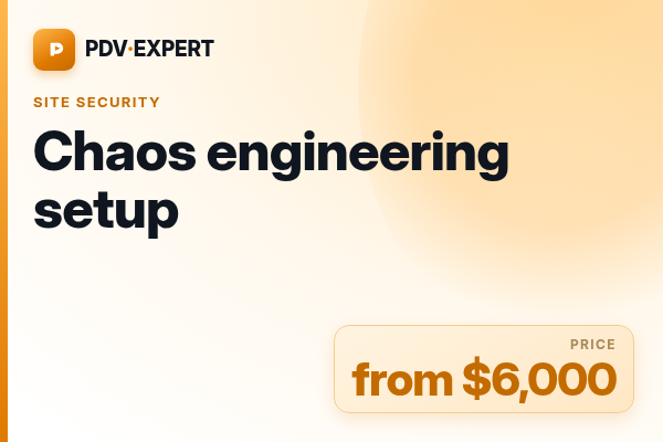 Chaos engineering setup