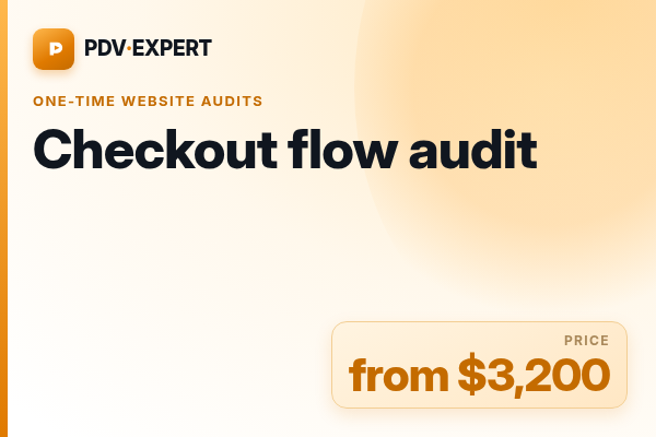 Checkout flow audit