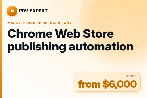 Chrome Web Store publishing automation