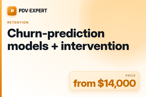 Churn-prediction models + intervention