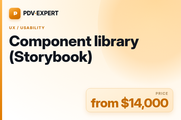 Component library (Storybook)