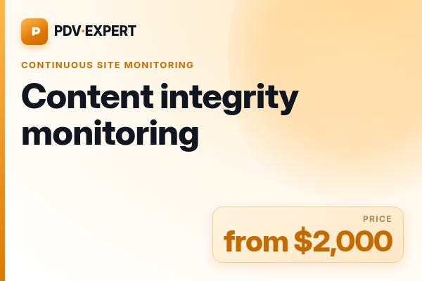 Content integrity monitoring