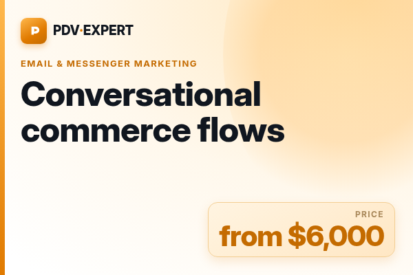 Conversational commerce flows