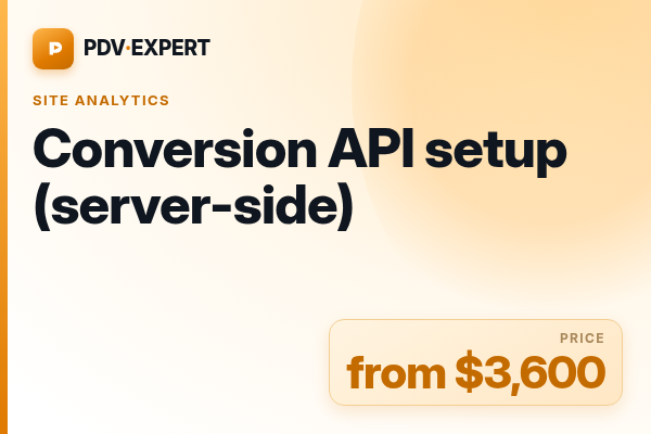 Conversion API setup (server-side)