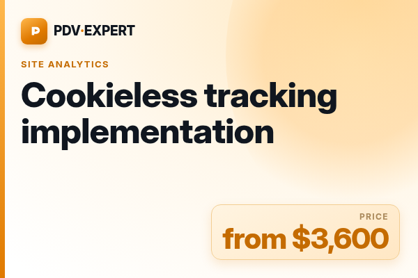 Cookieless tracking implementation