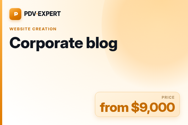 Corporate blog