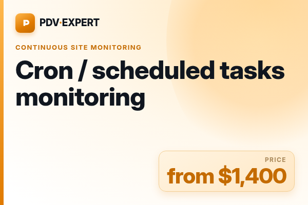 Cron / scheduled tasks monitoring