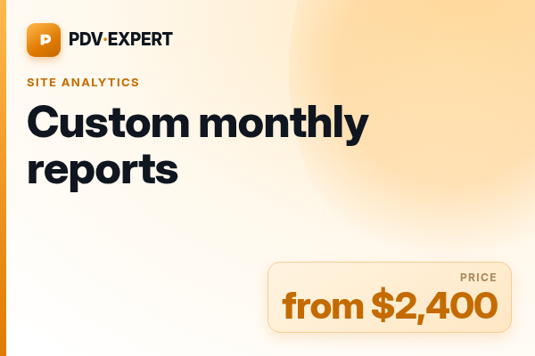 Custom monthly reports