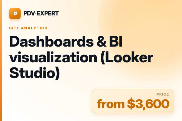 Dashboards & BI visualization (Looker Studio)
