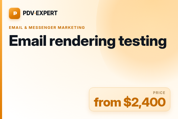 Email rendering testing