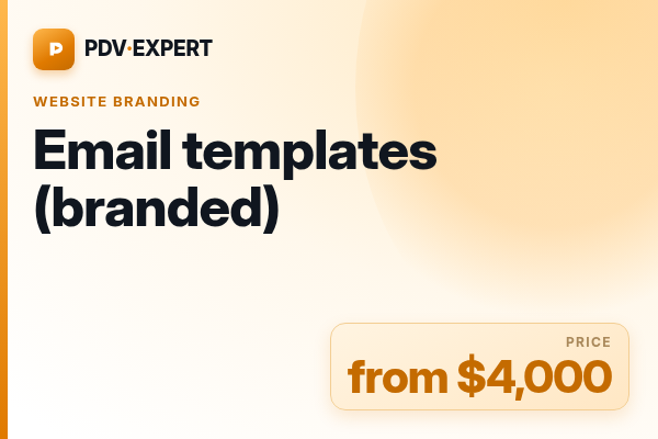 Email templates (branded)