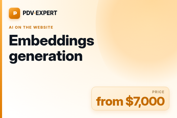 Embeddings generation
