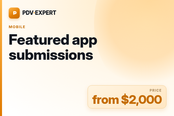 Featured app submissions