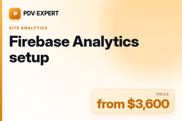 Firebase Analytics setup