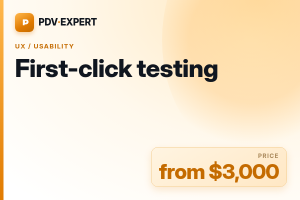 First-click testing