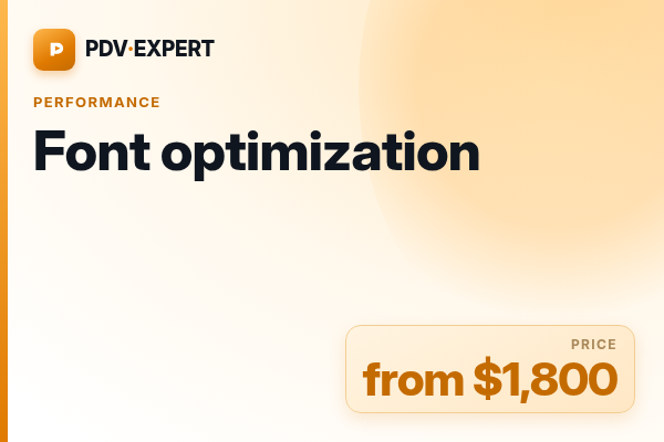Font optimization