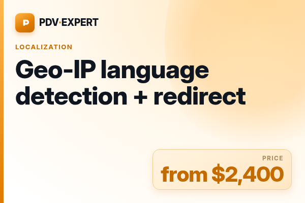 Geo-IP language detection + redirect