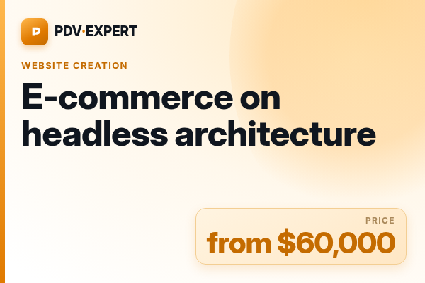 E-commerce on headless architecture