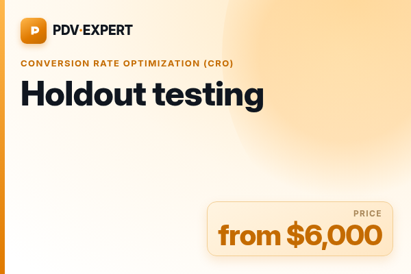 Holdout testing