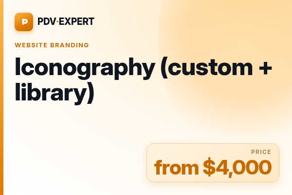 Iconography (custom + library)