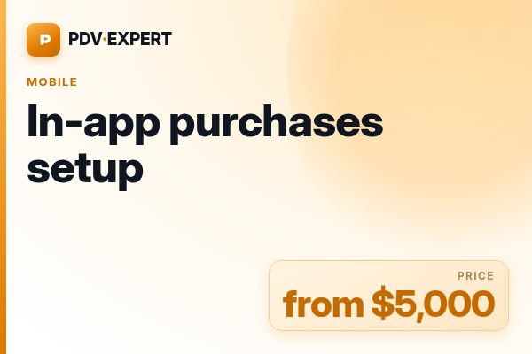 In-app purchases setup