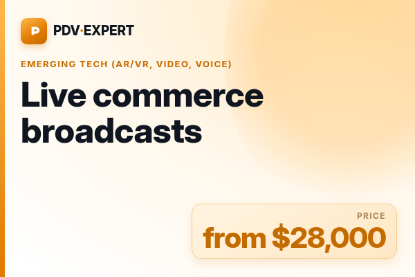 Live commerce broadcasts