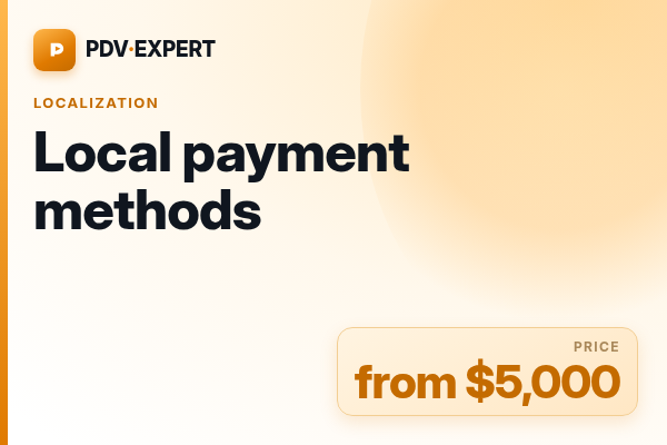 Local payment methods