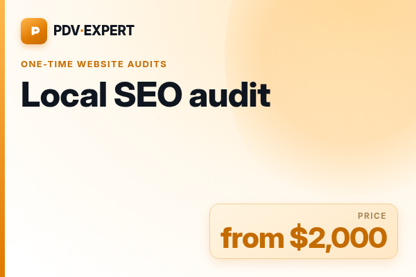 Local SEO audit