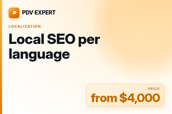 Local SEO per language