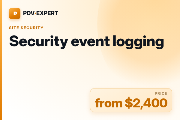 Security event logging