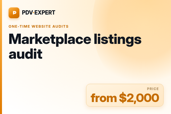 Marketplace listings audit